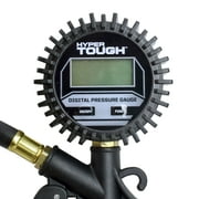 Hyper Tough 1/4 in, 100 psi Digital Tire Pressure Gauge with 16 in Hose, Air Compressor Accessory