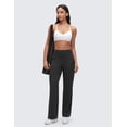 thumbnail image 4 of CRZ YOGA Butterluxe Ruched Sports Bras for Women V Neck  Y Back Wireless Padded Yoga Crop Top, 4 of 6