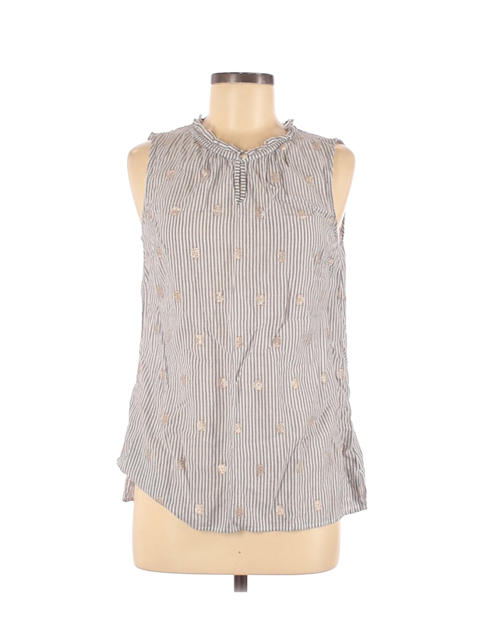 talbots sleeveless blouse