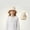 Beige, variant on Kids 100% Cotton Bucket Hat for Ages 6-14, Cute Cat Ear Fisherman Hat with Neck Flap Sun Protection Cap for Boys & Girls 1Pack