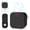 Black, variant on Bell + Howell Wireless Doorbell, Black, 1 Button & 2 Plug-In Receivers, 36 Melodies, 500 Ft Range