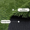 thumbnail image 3 of ECARPET Outdoor Artificial Grass Rug, Durable Faux Turf Carpet for Patio and Balcony, Green, 3 of 7