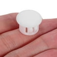 thumbnail image 5 of Supvox 100pcs White Round Plastic Plugs For Furniture Hole Cover Snap-in Design For Homeowners, 5 of 8