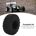 thumbnail image 3 of Ensemble de Moyeu de Roue de Voiture RC en Plastique Léger, Adapté aux Voitures RC Crawler, Installation Rapide. Force de Compression Exceptionnelle, Améliore la Performance, Design Élégant avec Pneus, 3 of 7