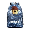 thumbnail image 1 of Kids Boys Girls Roblox Print Backpack Rucksack Cartoon School Bag F, 1 of 5