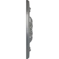 thumbnail image 4 of 30"OD x 3 7/8"ID x 3 1/4"P Flagstone Ceiling Medallion (Fits Canopies up to 3 7/8"), Hand-Painted Silver, 4 of 6