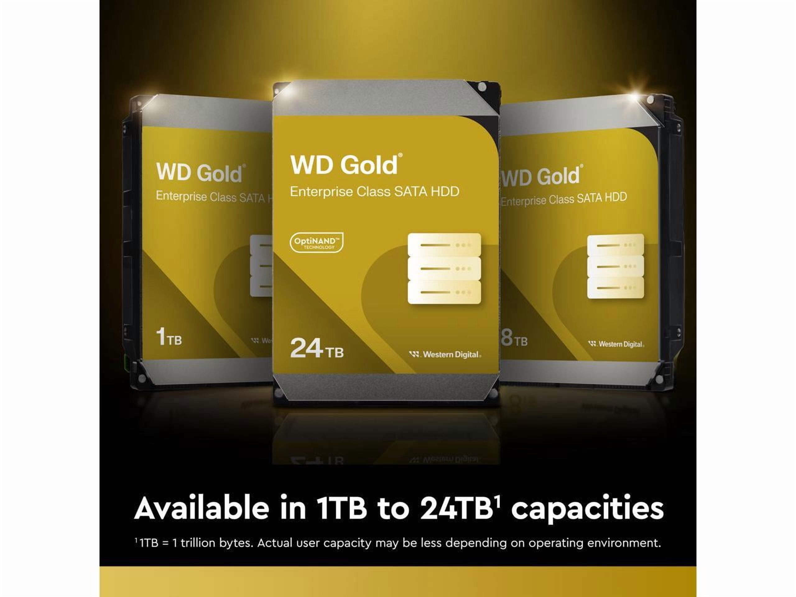 WD Gold WD8005FRYZ 8TB 7200 RPM 256MB Cache SATA 6.0Gb/s 3.5