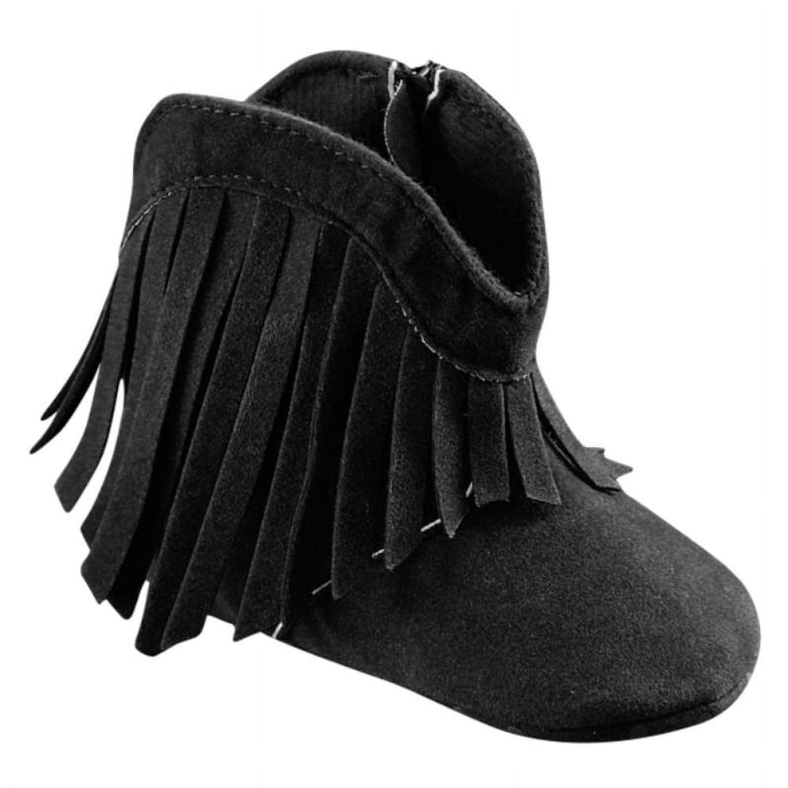 SHEMALL Newborn Toddler Tassel Boots Baby Boy Girl Soft Soled Winter Shoes - image 4 of 5