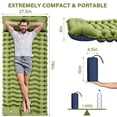thumbnail image 5 of Yuzonc Colchoneta para Dormir para Acampar, Colchoneta para Acampar Ultraligera con Almohada, Bomba de pie incorporada, colchonetas Inflables para Dormir, compactas para Acampar, Mochilero, Senderismo, 5 of 5