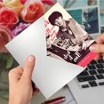 thumbnail image 5 of Stick It Out - Anniversary Card with Envelope (4.63 x 6.75 Inch) - with a Retro-Looking Couple C7347ANG, 5 of 5