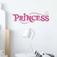 thumbnail image 4 of Kids Letter Graphic Wall Sticker Pink Self Adhesive Wall Art Decal For Home Decor Pink Princess, 4 of 4