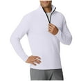 thumbnail image 3 of Kalauyu Quarter Zip Golf Pullover Men Dry Fit Long Sleeve Performance Wicking Mock Neck 1/4 Zip Pullover Mens Sweatshirt, 3 of 6
