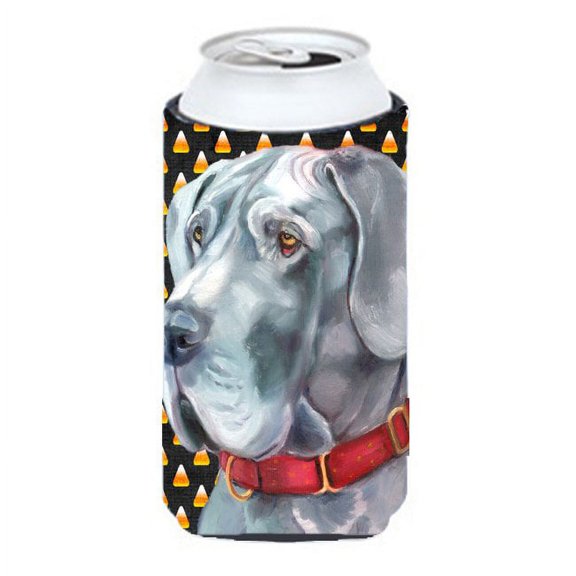 Great Dane Candy Corn Halloween Tall Boy Hugger