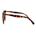 thumbnail image 3 of SA106 Womens Metal Brow Trim Large Cat Eye Sunglasses Tortoise Gold, 3 of 4