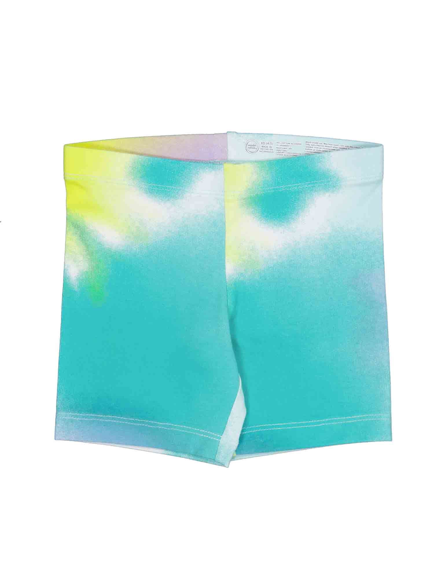 Wonder Nation Girls Bike Short, 2-Pack, Sizes 4-18 & Plus