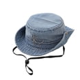 thumbnail image 3 of WEIGFI Child Boys Girls Sun Hat Bucket Hat Adjustable Strap Lightweight Cartoon Dinosaur Embroidered Summer Daily Outdoor Fishing Cute Beach Caps,Blue,2-8 Years, 3 of 9