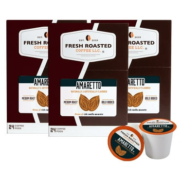 Fresh Roasted Coffee's Flavored Coffee Collection, Blueberry Crisp, 72 K-compatible Pods