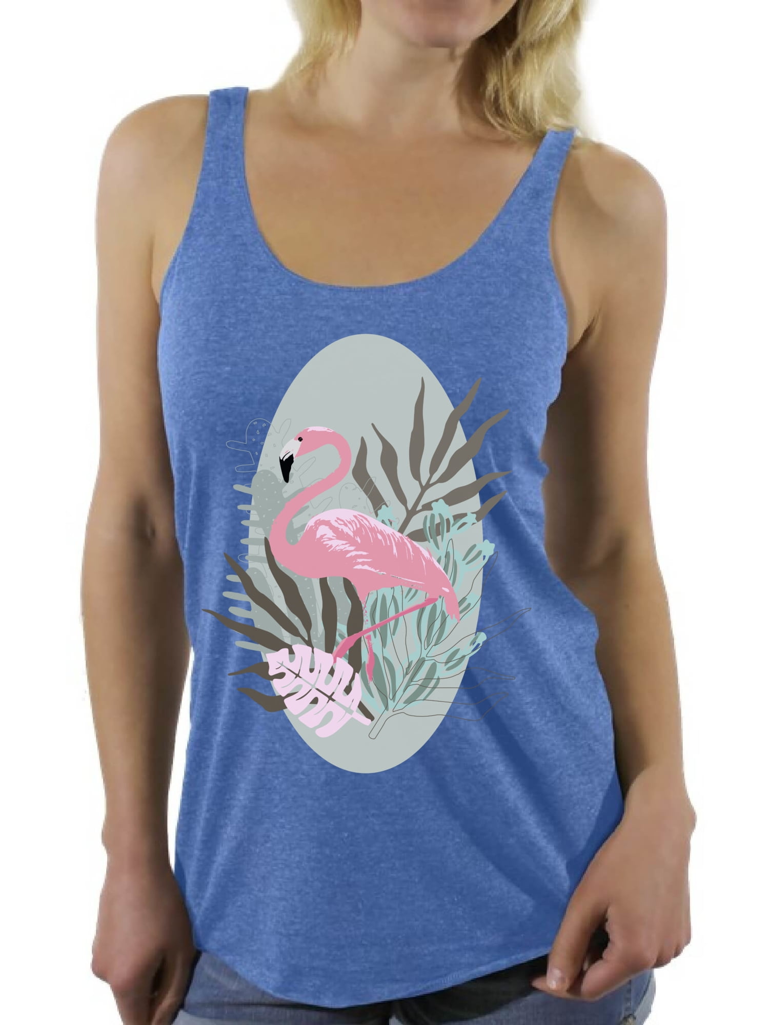 Awkward Styles Tropical Flamingo Racerback Tank Top T-Shirt for Her ...