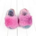 thumbnail image 4 of URMAGIC 0-18M Infant Baby Girls Winter Warm Slipper Fuzzy Soft Crib Elastic Band Prewalker Shoes, 4 of 9