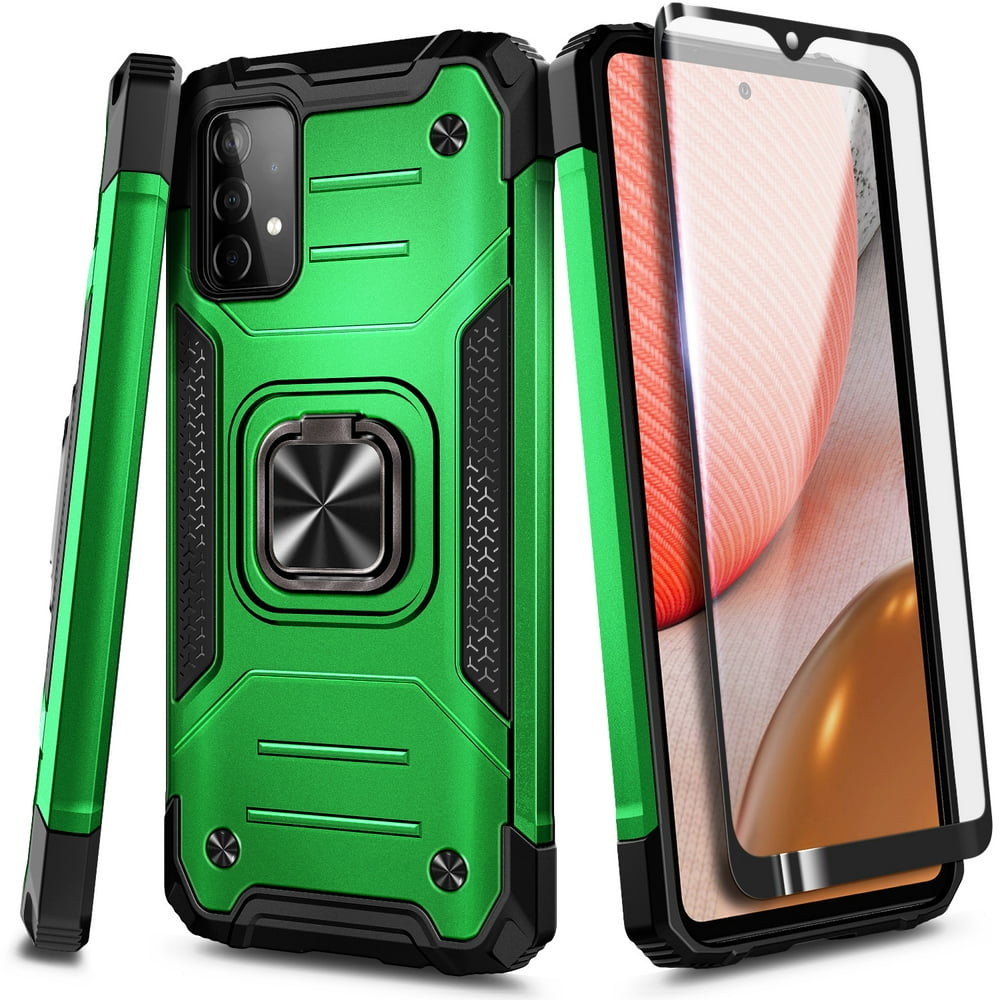 Samsung Galaxy A52 5G Phone Case with Tempered Glass Screen Protector
