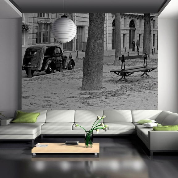 Tiptophomedecor Cityscape Wallpaper Wall Mural - Peaceful French Street