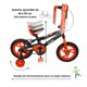 thumbnail image 3 of Bicicleta Infantil Unibike  rodada 12 con ruedas de entrenamiento Anaranjado 12, 3 of 7