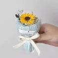 thumbnail image 5 of Curated Selection Shiogb Bouquet of Soap Rose Preserved Flower Artificial Dried Flower Souvenir Birthday and Decorative, Small Bouquet of Roses (Artificial Flowers) H, H, 5 of 5