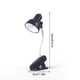 thumbnail image 4 of Cateissary Luz de lectura Clip ajustable lámpara de de escritorio lámpara de batería alimentada por batería Camping abrazadera portátil luz Iluminación y accesorios negro 10B, 4 of 6