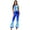 Royal Blue, variant on Womens 70s Disco Dance Shiny Metallic Flared Pants Romper for Night Club Halloween Cosplay Gold XXL