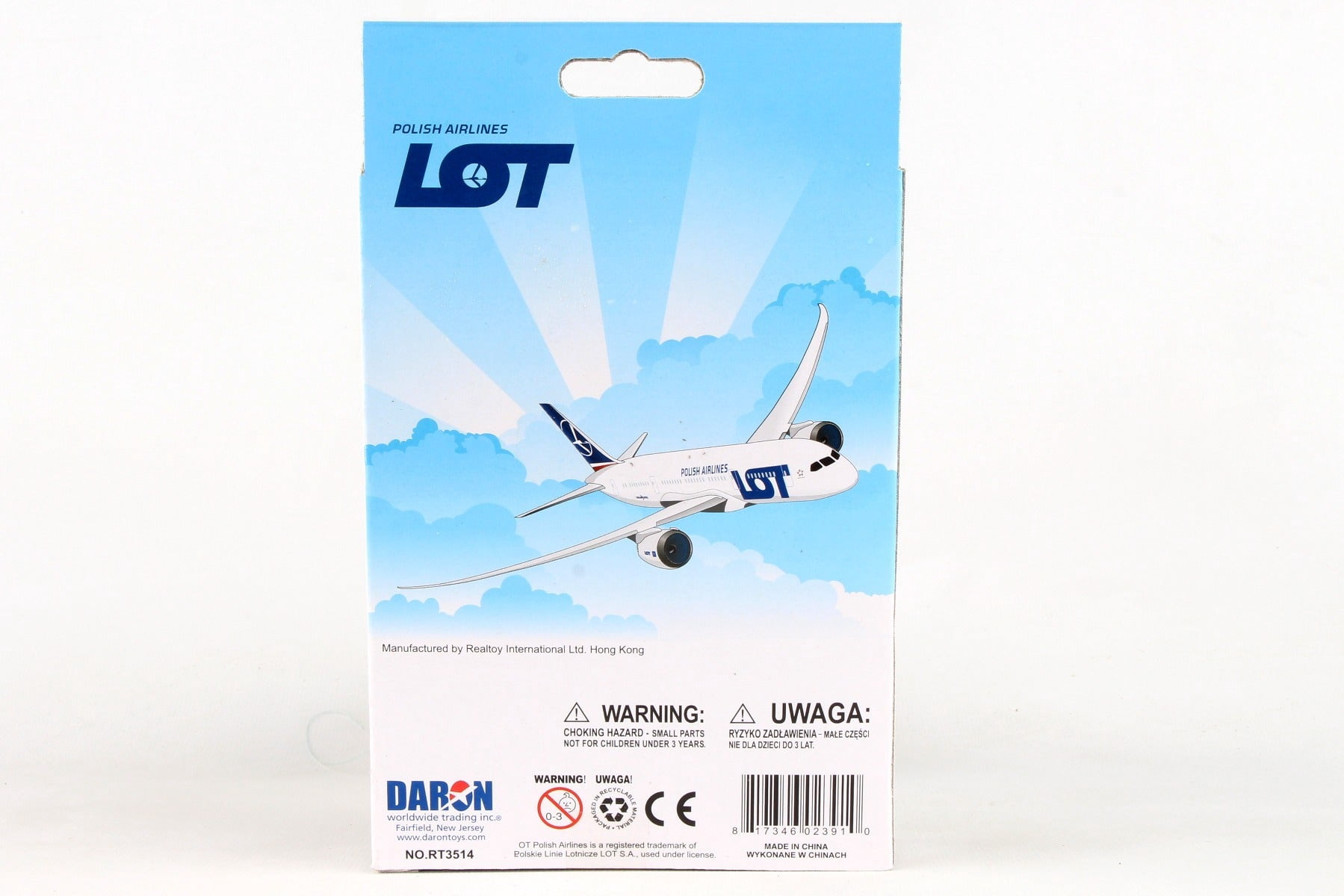 Realtoy RT3514 Lot Airlines Single Airplane