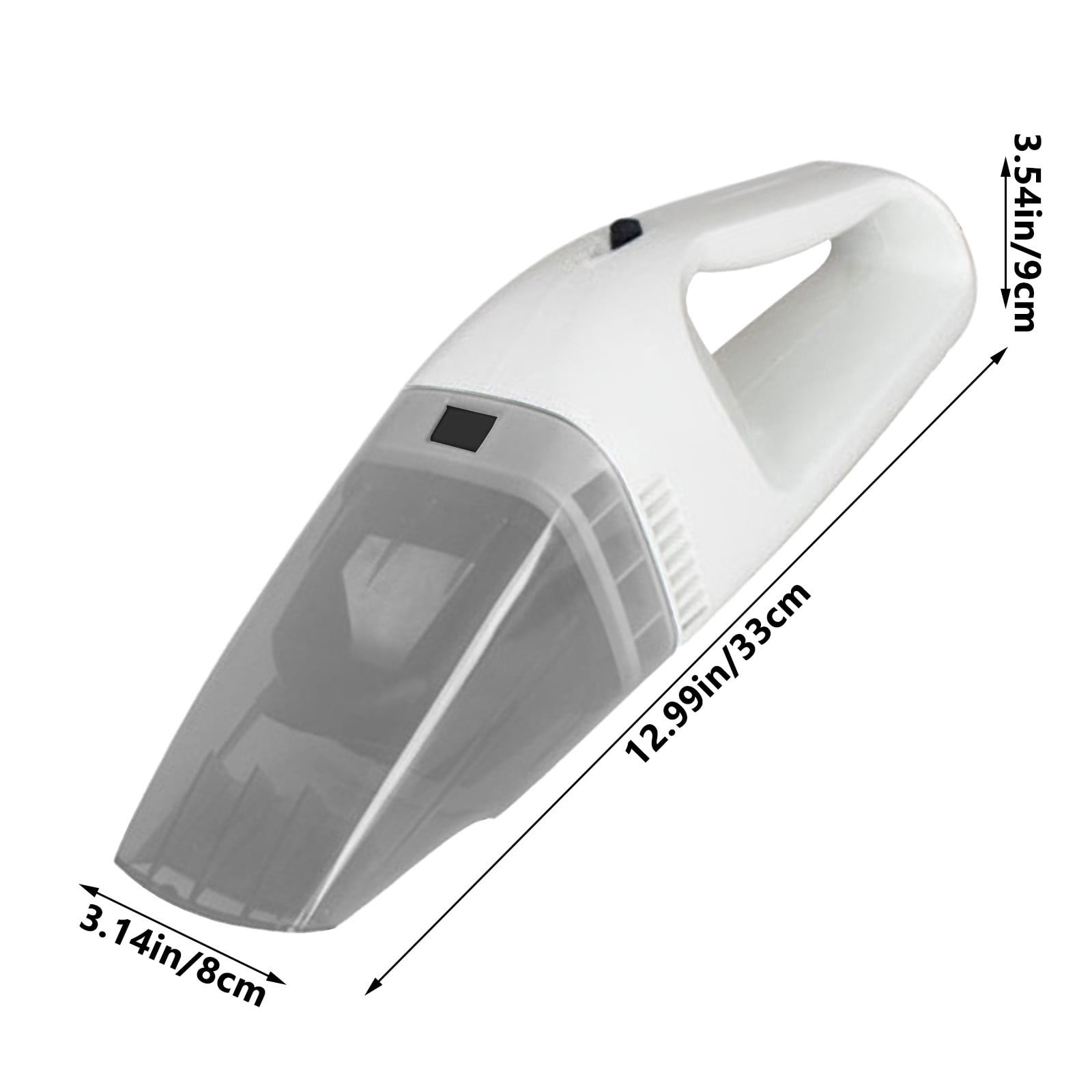 Car Vacuum Cleaner Portable 12 V Wet Dry Handheld Vacuum for Vehicles with 60 W Motor and Multiple Nozzles