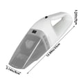 thumbnail image 3 of Portable Car Vacuum Cleaner Wet Dry Handheld Mini Vac for Car and Home Use with Multiple Attachments, 3 of 6