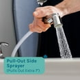 thumbnail image 5 of Tehila White Freestanding Floor Mount Utility Sink Kit with Chrome Finish Faucet for Laundry Room, 5 of 9