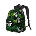 thumbnail image 2 of Vsdgher Tropical Leaves1 Print Unisex Large Capacity Bookbag Schoolbag Casual Daypack for High School/College/Teens/Travel/Work, 2 of 8