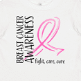 thumbnail image 4 of Inktastic Breast Cancer Awareness Fight, Care, Cure Boys or Girls Baby T-Shirt, 4 of 5