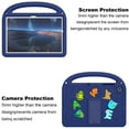 thumbnail image 5 of Dteck Crossbody Strap Kids Case for Samsung Galaxy Tab A9 Plus 11 Inch (SM-X210/X215/X216/X218),Cute EVA Hand Grip Case Shockproof Kickstand Cover with Shoulder Strap,Navyblue, 5 of 6