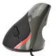 thumbnail image 2 of Ratón ergonómico vertical con cable óptico con alta sensibilidad de 1600 ppp y 5 teclas - Gris, 2 of 11