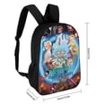 thumbnail image 2 of Amphibia Backpack, 17 Inch Laptop Backpack, Water-Resistant BookBag, Adjustable Shoulder Straps, Durable 600D Polyester, 2 of 9