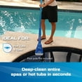 thumbnail image 2 of POOL BLASTER Aqua Broom Cordless Vacuum for Hot Tubs, Spa, Small Pool & Tight Spaces, Ideal for Sand, Silt & Dirt, Battery-Powered Spot Cleaner for Inground, Above-Ground and Inflatable Pools, 2 of 10