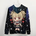 thumbnail image 5 of My Hero Academia Himiko Toga Zip Up Hoodies Unisex Realistic 3D Print Sweatshirt Long Sleeve Hooded Jacket Coat L, 5 of 8