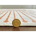 thumbnail image 3 of GLN Rugs Claros - Contemporary, Machine Washable Area Rug - 4'x6' Orange Beige Home Carpet, 3 of 7