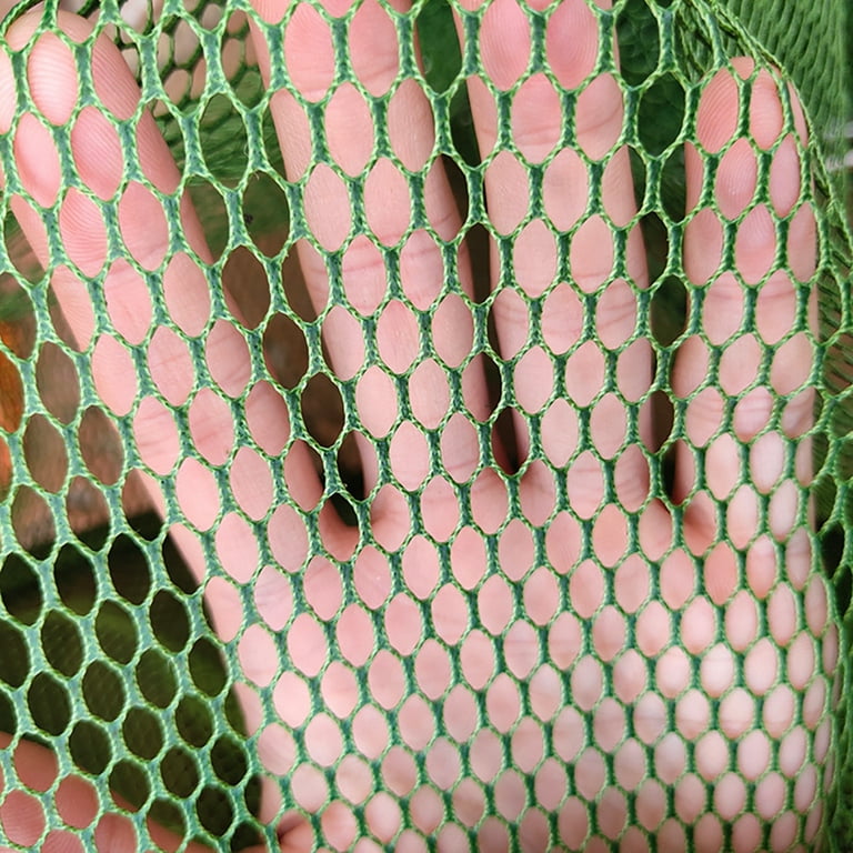 Sijiali 2m/2.5m Collapsible Nylon Stainless Steel Fish Catching Net Trap  Fishing Cage Mesh Basket 