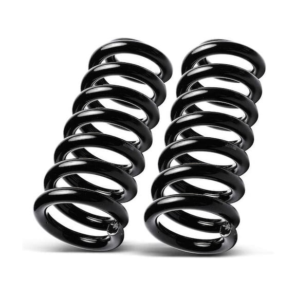 Front Coil Spring Set 2 - Compatible with 1968 - 1972 Chevy C10 Pickup Base 1969 1970 1971