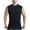 Black, variant on Mens Sleeveless Cap Sleeve Top Raglan Sleeve Design Crew Neck Lightweight Fabric Relaxed Silhouette for Street Style White XXL