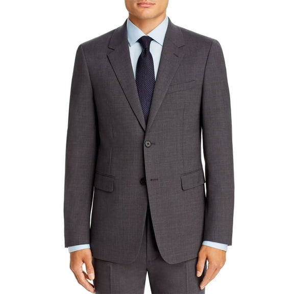 Theory Mens Wellar New Tailor Slim Fit Sport Coat 42 Long Charcoal - NWT $545