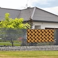 thumbnail image 3 of Lsque Chocolate Plaid Sunflower A Pattern Party Banner, Festive Banner , Holiday Celebrations and Events for Carnival Birthday Party Festival Decorations-Small, 3 of 8