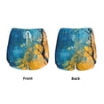 thumbnail image 5 of Lsque Abstract Night Sky Tree Printed Women's Running Shorts with Liner Pockets,Elastic Quick Dry Workout Athletic Gym Yoga Shorts,Womens High Waist Shorts-Large, 5 of 9