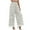 White, variant on Linen Pants Women Summer Solid Color Elegant Polka Dot Lace Trimmed Straight Leg Casual Sweatpants Streetwear,Black,S