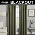 thumbnail image 3 of Eclipse Kendall Modern Blackout Curtains, 54 In Long x 42 In Wide, Artichoke, Sold as a Single Curtain Panel, 3 of 7