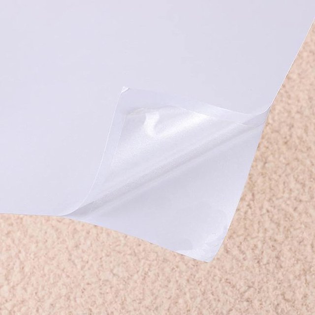LNGOOR 10 Sheets Adhesive Sticker Double Sided Sticker Paper No Traces Adhesives Adhesive Sticker